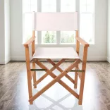 Director's Chair Set of 2, Multiple Colors - White