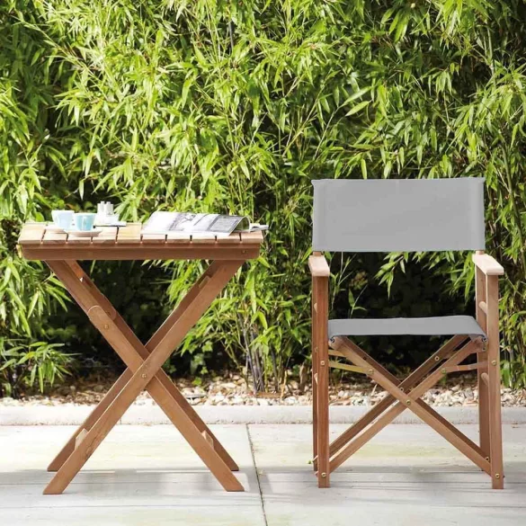 Director's Chair Set of 2, Multiple Colors - Grey