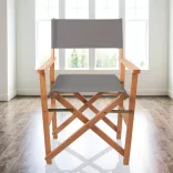 Director's Chair Set of 2, Multiple Colors - Grey