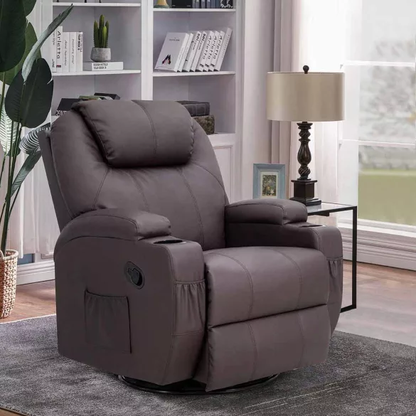 Massage Chair, Available in Multiple Colors - Brown
