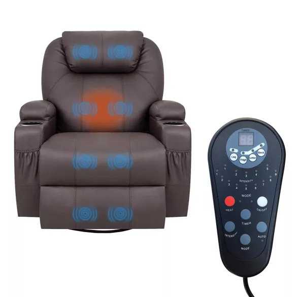 Massage Chair, Available in Multiple Colors - Brown