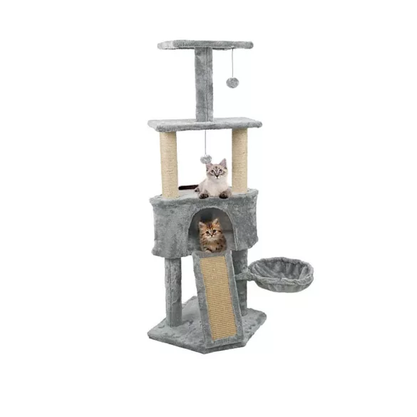 Cat Climbing Tower - Grey