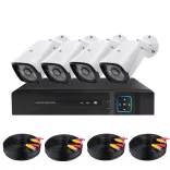 Wired AHD Camera System - 4 Cameras