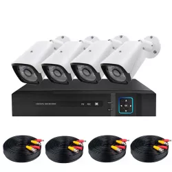 Wired AHD Camera System - 4 Cameras