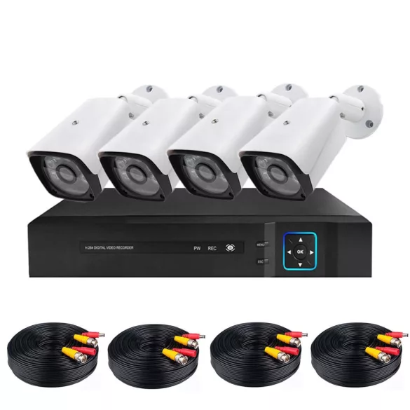 Wired AHD Camera System - 4 Cameras