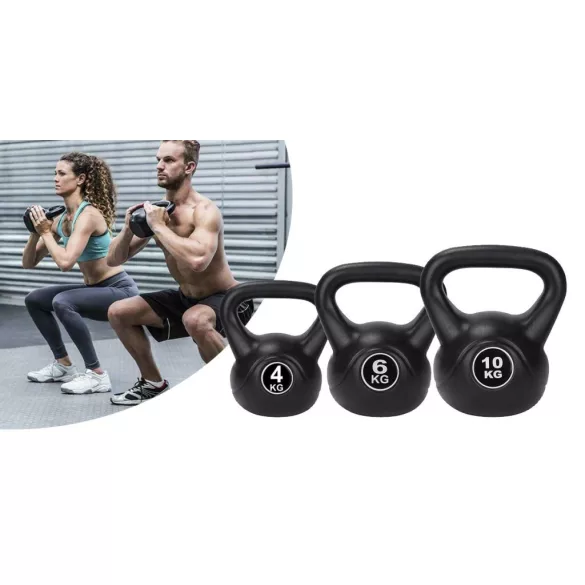 Kettlebell Set, 4-6-10 kg