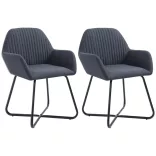 Molli Dining Chair Set of 2, Multiple Colors - Grey