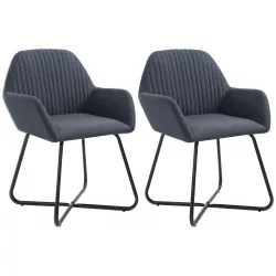 Molli Dining Chair Set of 2, Multiple Colors - Grey