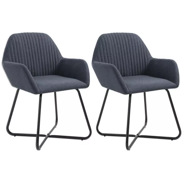Molli Dining Chair Set of 2, Multiple Colors - Grey