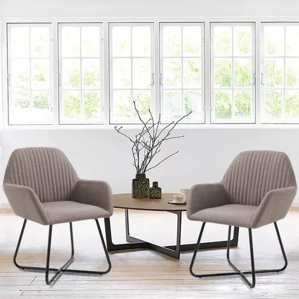 Molli Dining Chair Set of 2, Multiple Colors - Beige