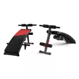 Adjustable Bench with Resistance Bands and Dumbbells