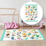 Kids' Rug 130*180cm, Various Designs - Animals