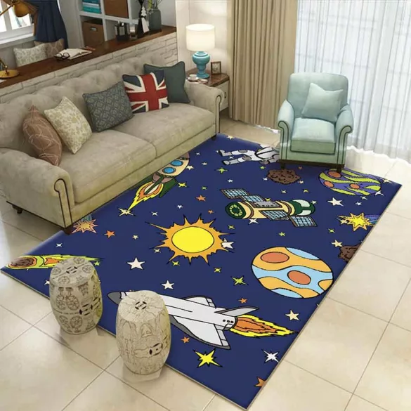 Kids' Rug 130*180cm, Various Designs - Space