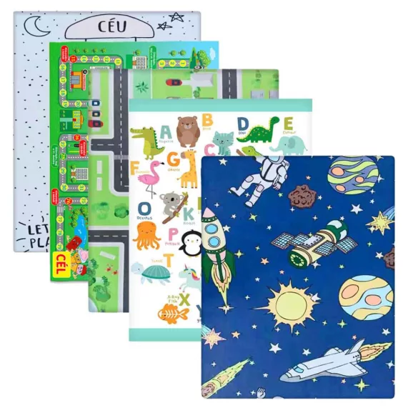 Kids' Rug 130*180cm, Various Designs - Space
