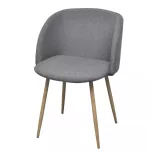 Betti Upholstered Chair, Set of 2 - Grey