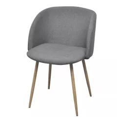 Betti Upholstered Chair, Set of 2 - Grey