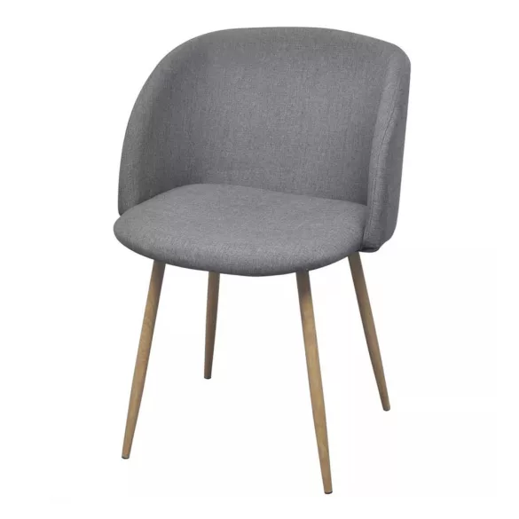 Betti Upholstered Chair, Set of 2 - Grey