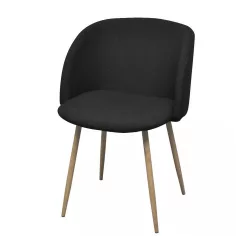 Betti Upholstered Chair, Set of 2 - Black