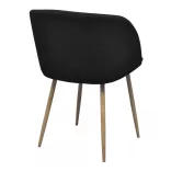 Betti Upholstered Chair, Set of 2 - Black