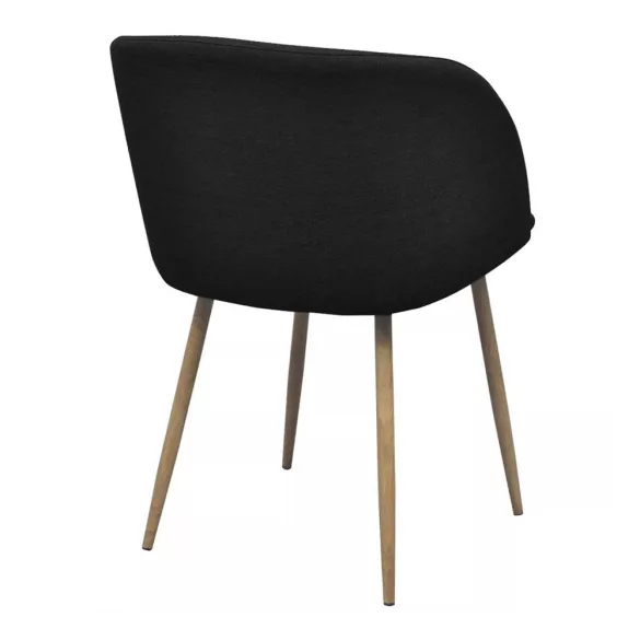 Betti Upholstered Chair, Set of 2 - Black