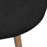 Betti Upholstered Chair, Set of 2 - Black