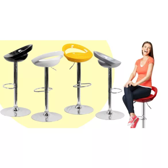 Kitti Bar Stools Set of 2, Available in Multiple Colors - Black