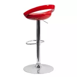 Kitti Bar Stool Set of 2, Available in Multiple Colors - Burgundy