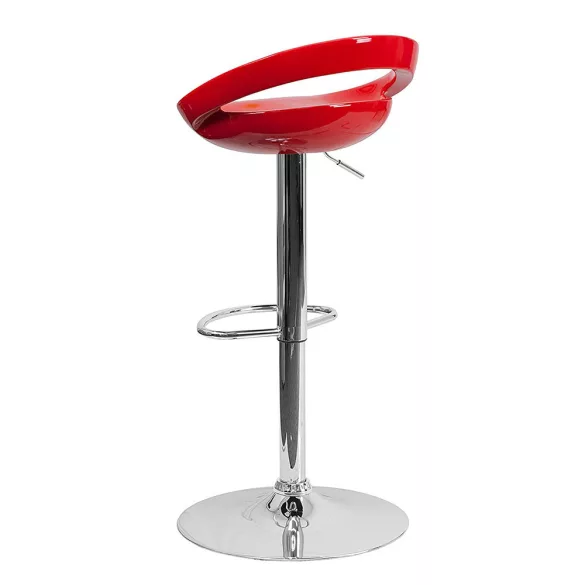 Kitti Bar Stool Set of 2, Available in Multiple Colors - Burgundy