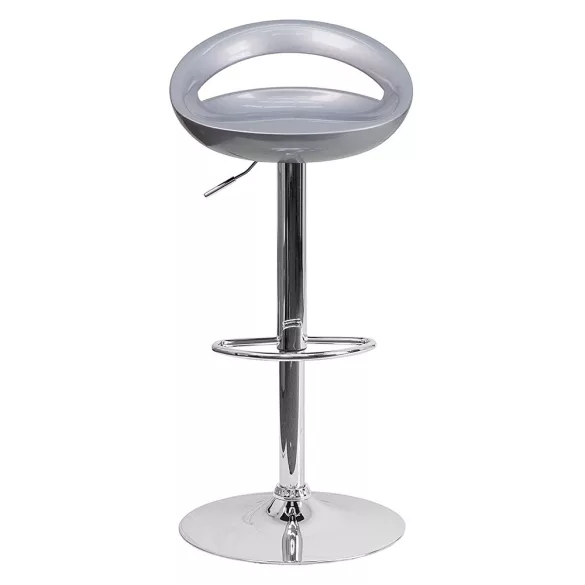 Kitti Bar Stools Set of 2, Multiple Colors - Silver
