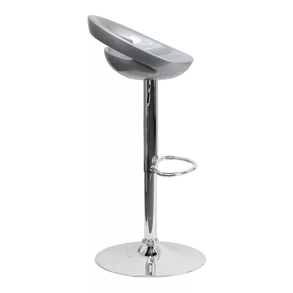 Kitti Bar Stools Set of 2, Multiple Colors - Silver