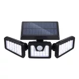 3 panel rotating solar lamp
