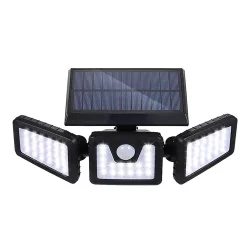 3 panel rotating solar lamp