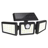 3 panel rotating solar lamp