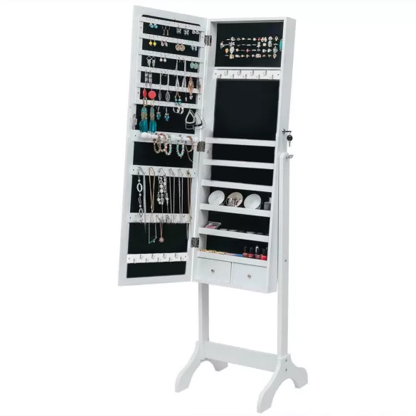 Mirror Jewelry Cabinet