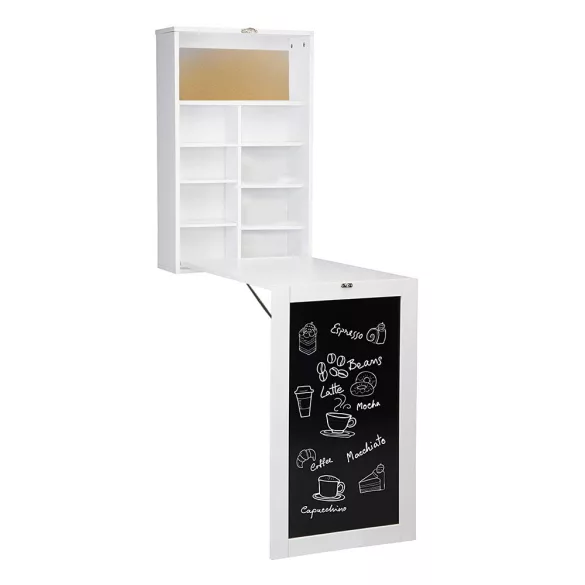 Foldable Desk in Multiple Colors - White