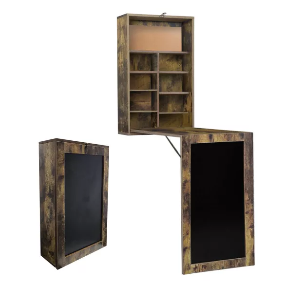 Foldable table in multiple colors - brown