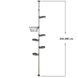 Telescopic Plant Stand, Grey