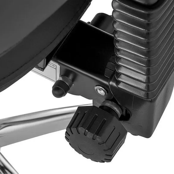 Backrest Swivel Chair in 2 Colors - Black