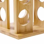Bamboo Spice Rack, 16-Piece Set