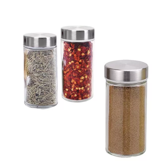 Bamboo Spice Rack, 16-Piece Set