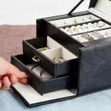 Jewelry Organizer Bag, Multiple Colors - Black