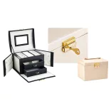 Jewelry Organizer Bag, Available in Multiple Colors - Champagne Color