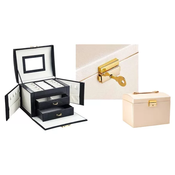Jewelry Organizer Bag, Available in Multiple Colors - Champagne Color