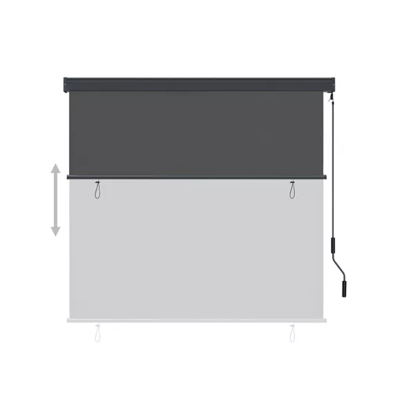 Vertical Sunshade, 1.3*2.5m, Grey