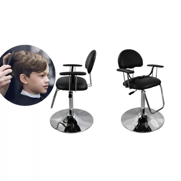Children's Hairdressing Chair, Black