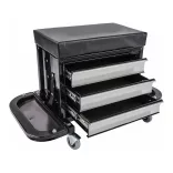 Rolling Mechanic Stool with Drawer
