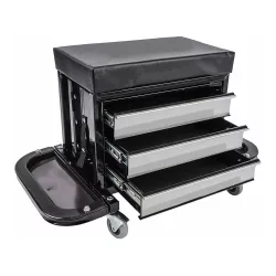 Rolling Mechanic Stool with Drawer