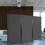 Mobile Room Divider 260x180cm, Grey