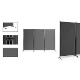 Mobile Room Divider 260x180cm, Grey