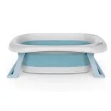 Foldable Baby Bathtub with Net, 2 Colors - Blue